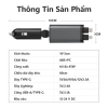 Tẩu sạc ô tô 4 trong 1 ANRMESUN 45W – Sạc nhanh USB-C 12-24V, màn hình hiển thị, giá ưu đãi 9
