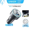 Tẩu sạc ô tô ANKER 67W PowerDrive 3 cổng PD 20W/35W - Sạc nhanh cho xe hơi, giá 499.000₫