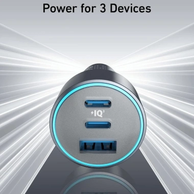 Tẩu sạc ô tô ANKER 67W PowerDrive 3 cổng PD 20W/35W - Sạc nhanh cho xe hơi, giá 499.000₫ 9 Tẩu sạc ô tô ANKER 67W PowerDrive 3 cổng PD 20W/35W - Sạc nhanh cho xe hơi, giá 499.000₫ 9