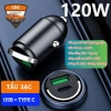 Tẩu sạc ô tô cao cấp USB + Type-C nhanh 25W-200W - An toàn, giảm còn 85.000 VND