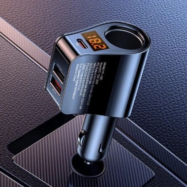 Tẩu Sạc Ô Tô Đa Năng 2 USB và Type-C PD 18W, Chia 2 Lỗ Thuốc, Màn Hình Điện Áp, Sạc Nhanh QC3.0 - Giá 165k 6 Tẩu Sạc Ô Tô Đa Năng 2 USB và Type-C PD 18W, Chia 2 Lỗ Thuốc, Màn Hình Điện Áp, Sạc Nhanh QC3.0 - Giá 165k 6