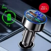 Tẩu Sạc Ô Tô PD QC3.0, 4 Cổng USB, Màn Hình LED Hiển Thị - Sạc Đa Năng Xe Hơi 3