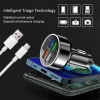 Tẩu Sạc Ô Tô PD QC3.0, 4 Cổng USB, Màn Hình LED Hiển Thị - Sạc Đa Năng Xe Hơi 4