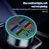 Tẩu Sạc Ô Tô PD QC3.0, 4 Cổng USB, Màn Hình LED Hiển Thị - Sạc Đa Năng Xe Hơi 8