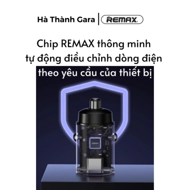 Tẩu sạc ô tô REMAX 2 cổng 30W PD+QC - Sạc nhanh iPhone, Samsung, Xiaomi, OPPO 3