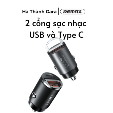 Tẩu sạc ô tô REMAX 2 cổng 30W PD+QC - Sạc nhanh iPhone, Samsung, Xiaomi, OPPO 5