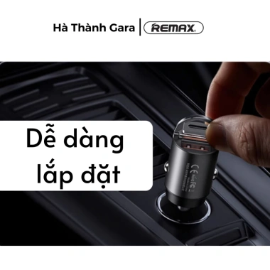 Tẩu sạc ô tô REMAX 2 cổng 30W PD+QC - Sạc nhanh iPhone, Samsung, Xiaomi, OPPO 6