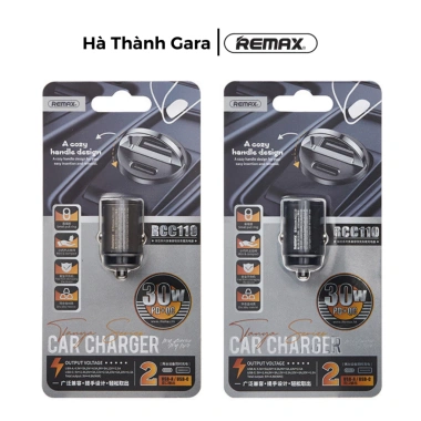 Tẩu sạc ô tô REMAX 2 cổng 30W PD+QC - Sạc nhanh iPhone, Samsung, Xiaomi, OPPO 9