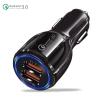 Tẩu sạc ô tô siêu nhanh 2 cổng 30W PD QC3.0 5A chống cháy nổ, LED, Quick Charge 3.0 cho xe hơi – giá 35.000₫