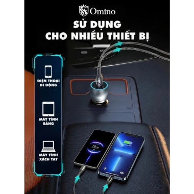 Tẩu Sạc Siêu Nhanh 38W Cổng Kép USB-A và Type C QC3.0 Chống Cháy Nổ Giá 140.000₫ 7