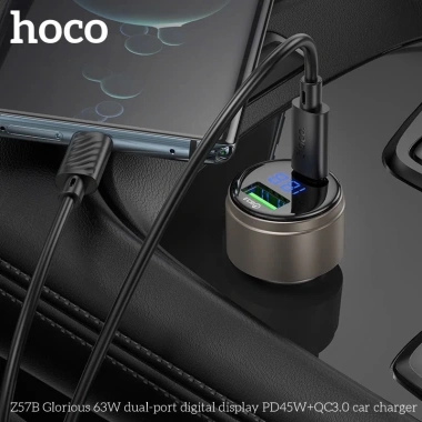 Tẩu Sạc Xe Hơi HOCO Z57A Z57B 30W 63W 2 Cổng USB và Type C, Sạc Nhanh PD30W PD45W và QC3.0, Nhôm Giá 102.000₫ 6 Tẩu Sạc Xe Hơi HOCO Z57A Z57B 30W 63W 2 Cổng USB và Type C, Sạc Nhanh PD30W PD45W và QC3.0, Nhôm Giá 102.000₫ 6