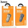 Tẩu Sạc Xe Hơi HOCO Z57A Z57B 30W 63W 2 Cổng USB và Type C, Sạc Nhanh PD30W PD45W và QC3.0, Nhôm Giá 102.000₫ 10