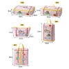 TAWJOG Túi du lịch đa năng cotton chống thấm, dung tích lớn, dây kéo, đựng quần áo giày - 46.332 VND 2