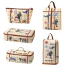 TAWJOG Túi du lịch đa năng cotton chống thấm, dung tích lớn, dây kéo, đựng quần áo giày - 46.332 VND 4