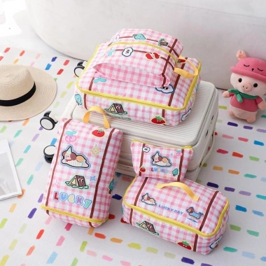 TAWJOG Túi du lịch đa năng cotton chống thấm, dung tích lớn, dây kéo, đựng quần áo giày - 46.332 VND 8