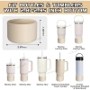 Tay áo silicon khởi động cho bình thủy tinh 12-24oz và 32-40oz, Stanley 20-40oz, nắp chống trượt - Giá 66.000₫ 2