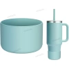 Tay áo silicon khởi động cho bình thủy tinh 12-24oz và 32-40oz, Stanley 20-40oz, nắp chống trượt - Giá 66.000₫ 10