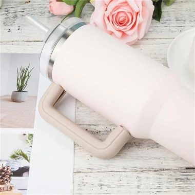 Tay Cầm Bảo Vệ Chống Trượt Silicone cho Stanley Cup 40oz Phụ Kiện Vỏ Đệm An Toàn