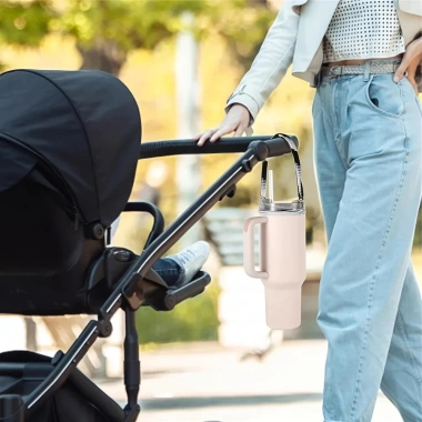Tay cầm chai nước silicone mềm bền - Sling Carrier cho chai 8-40oz, giá ưu đãi 39.380₫