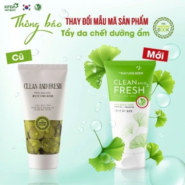 Tẩy da chết dưỡng ẩm The Nature Book Hàn Quốc 120ml - Dịu nhẹ, giảm thâm, giá 220.000đ
