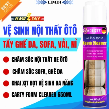Tẩy Ghế Da Sofa - Vệ Sinh Ghế Nỉ, Vải Nhung, Lau Đồ Da Công Nghệ Tiên Tiến - 145.000₫