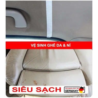 Tẩy Ghế Da Sofa - Vệ Sinh Ghế Nỉ, Vải Nhung, Lau Đồ Da Công Nghệ Tiên Tiến - 145.000₫