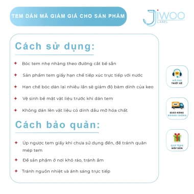 Tem dán SALE giảm giá 5-99% Tem giảm giá sản phẩm khuyến mãi sale chỉ 3.100₫ 9