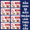 Tem mứt Tết 56 mẫu, hạt, bánh kẹo 5x7cm dán túi hộp In theo yêu cầu, SL ít, chỉ 55.000₫ 2