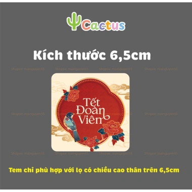 Tem Tết đa dạng - Tem chúc mừng Năm Mới, tem dán bánh kẹo - Giá chỉ 25.000đ