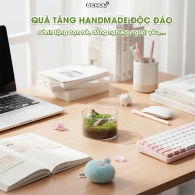 Terrarium Lọ Cây Thuỷ Sinh UCHUU Mini Bể Rêu DIY Trang Trí Bàn - Giá 125k