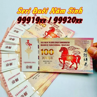 Tết 2.026 Rẻ Flash Sale 50% Tiền Hình Con Ngựa 100 MaCao Seri Năm Sinh 34.980₫ 4 Tết 2.026 Rẻ Flash Sale 50% Tiền Hình Con Ngựa 100 MaCao Seri Năm Sinh 34.980₫ 4