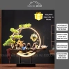 Thác Khói Trầm Hương Đèn LED Tứ Tiểu Tứ Không - Phòng Khách, Bàn Làm Việc, Quà Tân Gia 650k