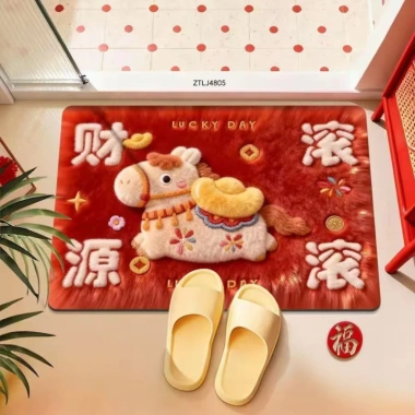 Thảm Chân 5D Họa Tiết Ngựa May Mắn 2.026 Size 40x60 - Thảm Chùi Chân và Lót Sàn Giá ưu đãi 54.500đ 9
