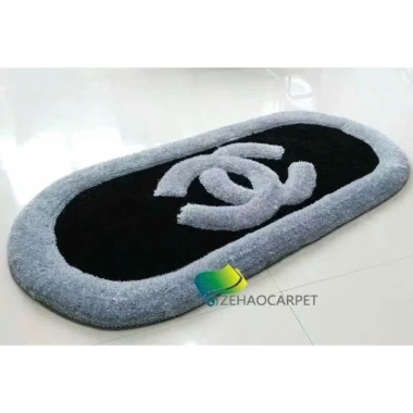 Thảm chùi chân lông tơ Decor hình quạt – Thảm sàn cho phòng ngủ, khách, giảm 385k