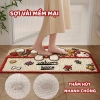 Thảm chùi chân vải lanh dệt CozyHome - Hình chó con, chống trượt, giá 45.000đ 6