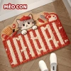 Thảm chùi chân vải lanh dệt CozyHome - Hình chó con, chống trượt, giá 45.000đ 8