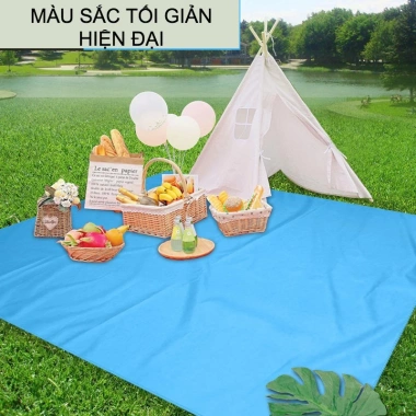 Thảm dã ngoại gấp gọn cao cấp - Chống ẩm, chống nước, dùng cho lều & biển - 71.500₫