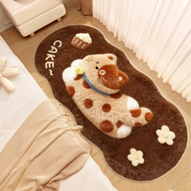Thảm Dài Trải Sàn Len Lông Cừu 3D Mèo Cún - Mềm Mại, Thấm Hút, Chống Trượt - 62.000đ 10 Thảm Dài Trải Sàn Len Lông Cừu 3D Mèo Cún - Mềm Mại, Thấm Hút, Chống Trượt - 62.000đ 10