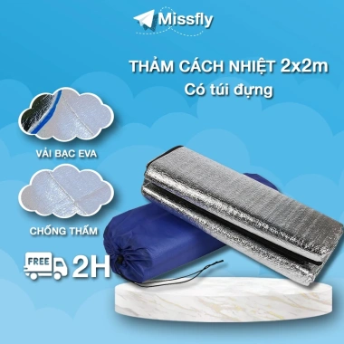 Thảm giữ nhiệt nhẹ không thấm nước – Tấm lót cách nhiệt chống ẩm du lịch, giảm 20%