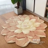 Thảm hoa nỉ Bali nhập khẩu cao cấp, đường kính 1m - Siêu mềm, bền, giảm giá 59.000đ 7