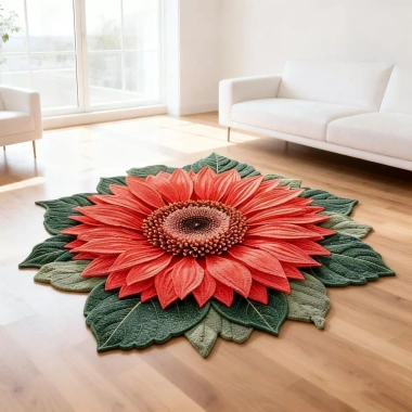 Thảm hướng dương SUYO 60x60cm – Thấm hút, chống trượt, bền bỉ, trang trí nhà cửa, giảm giá 22