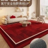 Thảm khách đỏ không trượt - Sofa lễ hội, đầu giường, dễ chăm sóc, giảm giá 23% 3