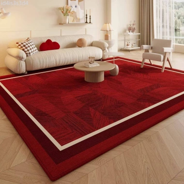 Thảm khách đỏ không trượt - Sofa lễ hội, đầu giường, dễ chăm sóc, giảm giá 23% 6 Thảm khách đỏ không trượt - Sofa lễ hội, đầu giường, dễ chăm sóc, giảm giá 23% 6