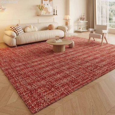 Thảm khách đỏ không trượt - Sofa lễ hội, đầu giường, dễ chăm sóc, giảm giá 23%