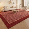 Thảm khách đỏ không trượt - Sofa lễ hội, đầu giường, dễ chăm sóc, giảm giá 23% 8