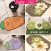 Thảm lau chân 40x60cm Hoa Sóng, thấm hút, chống trơn, cho nhà bếp & phòng tắm 9
