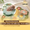 Thảm Lau Chân Lông Cừu Hoa Cỏ Dễ Thương - Chống Trơn, Thấm Nước, Giá 50.000₫ - Thảm Bee 3