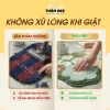 Thảm Lau Chân Lông Cừu Hoa Cỏ Dễ Thương - Chống Trơn, Thấm Nước, Giá 50.000₫ - Thảm Bee 4