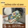 Thảm Lau Chân Lông Cừu Hoa Cỏ Dễ Thương - Chống Trơn, Thấm Nước, Giá 50.000₫ - Thảm Bee 8