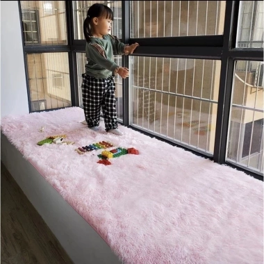 Thảm lông 50x1.6m - Trải sàn sang trọng, decor phòng ngủ, phòng khách, lót chân giường, ưu đãi
